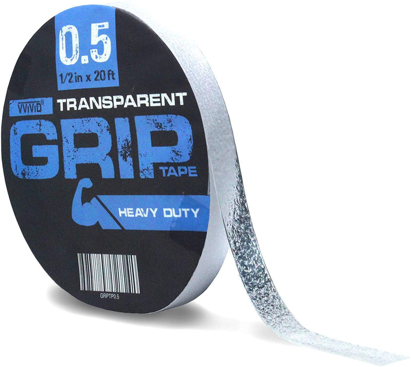 VViViD Clear Non-Slip Grip Textured Self-Adhesive Safety Tape (1" x 20ft) 1" x 20ft