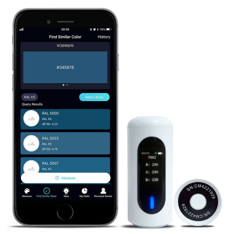 [Australia - AusPower] - Color Sensor Colorimeter, Supporting Stand-alone and APP, Measuring Lab, RGB, HEX Values 