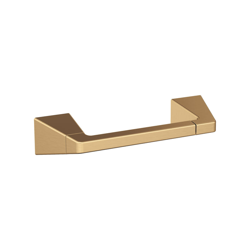 Amerock BH36001CZ | Champagne Bronze Pivoting Double Post Toilet Paper Holder | 9-5/16 inch (237 mm) Length Toilet Tissue Holder | Blackrock | Bath Tissue Holder | Bathroom Hardware | Bath Accessories
