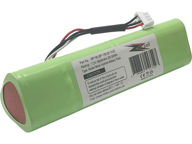 [Australia - AusPower] - ZZcell® Battery Replacement for Fluke BP190, BP-190, B11432, 677390 Scopemeter 192, 192B, 196, 196B, 196C, 199, 199B, 199C Analyzers 433, 434, 435, 190M, 7.2V 3600mAh 