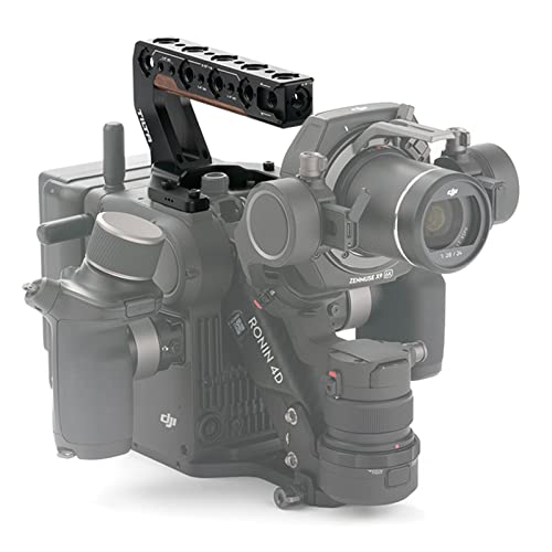 Tilta Top Handle Compatible with DJI Ronin 4D | Additional Grip & Accessory Mounts | 4D Monitor Compatible | Hydra Alien Ready | Lightweight & Durable ES-T09-TH