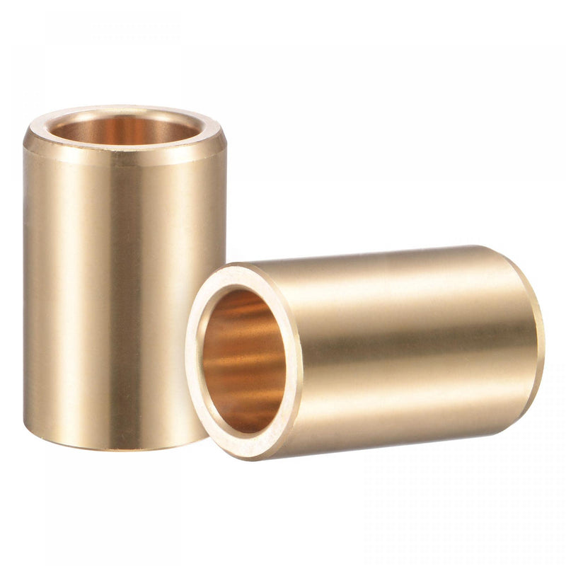 [Australia - AusPower] - uxcell Sleeve Bearings 15mm Bore 21mm OD 40mm Length Cast Brass Self-Lubricating Bushing 2pcs 15x21x40mm 