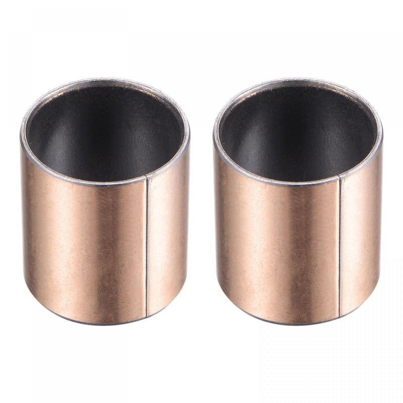 [Australia - AusPower] - uxcell Sleeve Bearing 25mm Bore 28mm OD 35mm Length Plain Bearings Wrapped Oilless Bushings 2pcs 25x28x35mm 
