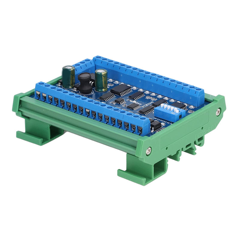 [Australia - AusPower] - 16 Input 16 Output Expansion Board RS485 16 Channel Remote Control Switch Module DC 6.5 to 30V PLC IO Module for Smart Home With shell 