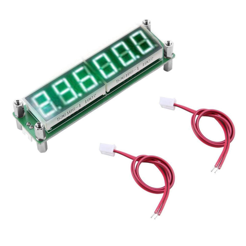 Tiiyee Signal Frequency Counter, High Resistance LED Display Digital Cymometer Tester Double Button Control Measurement Modules Accessories Brightness Adjustable 1MHz to1000MHz PLJ 6LED H