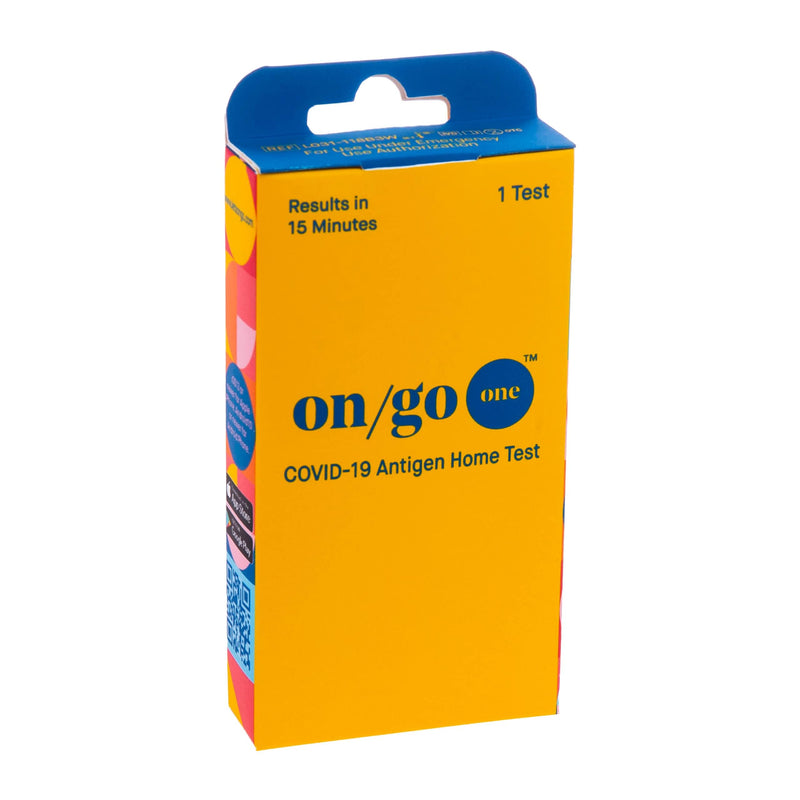 [Australia - AusPower] - On/Go One Rapid COVID-19 Self-Test Kit with Test-to-Treat App, 1 Pack, 1 Test Total, 15-Minute Results, FDA EUA Authorized, Easy to Use at Home, Fast and Accurate. Effective for testing JN.1 1 Count (Pack of 1) 