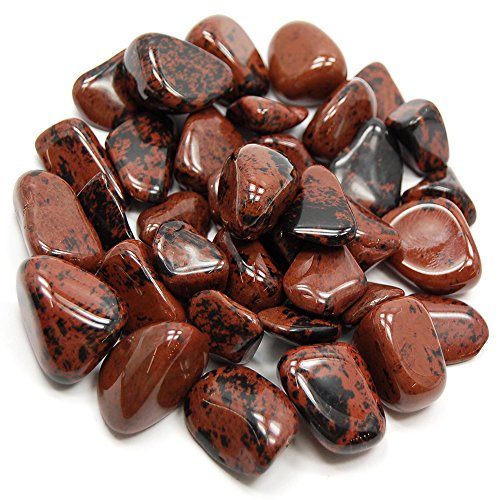 Mahogany Obsidian Tumbled - Healing Stone - Crystal Healing 20-25mm (1) 1