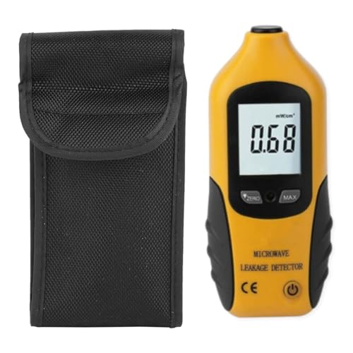 Radiation Detector, HT-M2 Microwave EMF Meter, LCD Display Microwave Leak Detector, Radiation Meter Tester, Electromagnetic EMF Meter Tester 0-9.99 MW/cm2