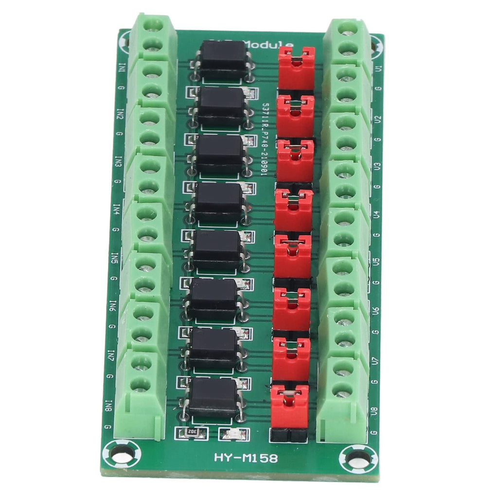 Walfront Optocoupler Isolation Board 3.6-30V Optocoupler Isolation Module 8 Channel Converter