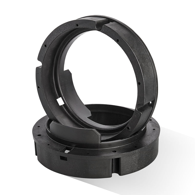 [Australia - AusPower] - RED WOLF Car Door Speaker Adapter Bracket 6.5 Inch Fit VW Volkswagen Passat Golf/Jetta/Beetle1999-2019, Porsche 2000-2006, Skoda 2005-2013 Install Aftermarket Speaker Adapter Spacer Ring 