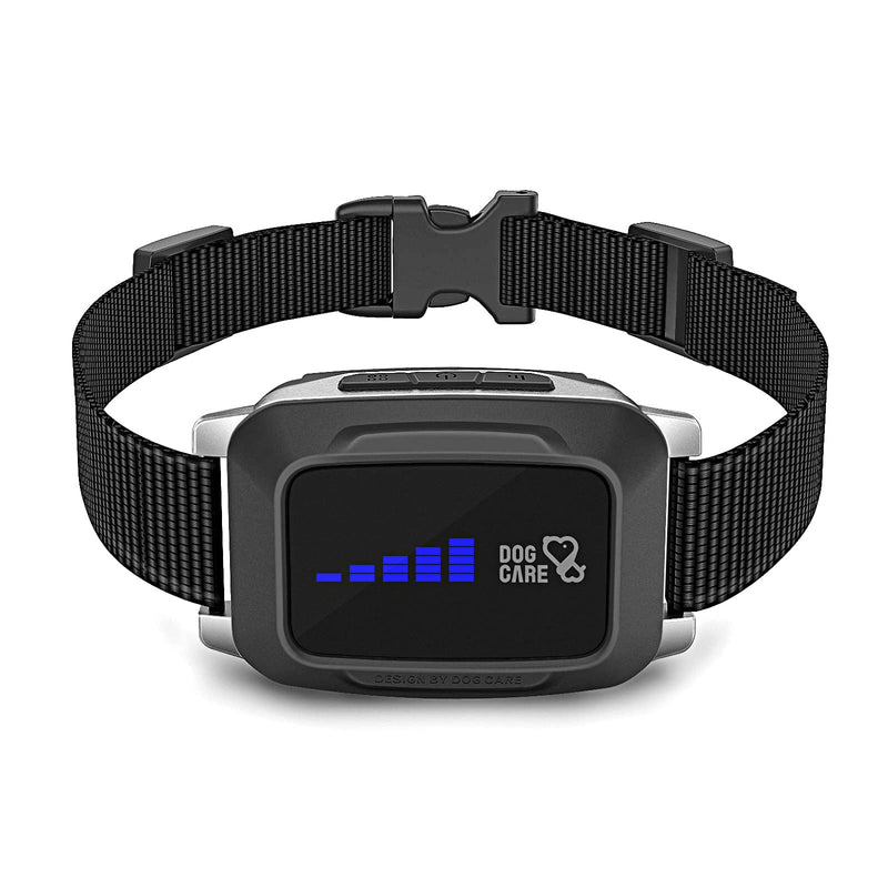 [Australia - AusPower] - DOG CARE Rechargeable Bark Collar - Dog Bark Collar with Intelligent Bark Control, Vibration, Effective Sound, Shock Modes Training Collar with 5 Adjustable Levels, Dog Shock Collar with LED Indicator 