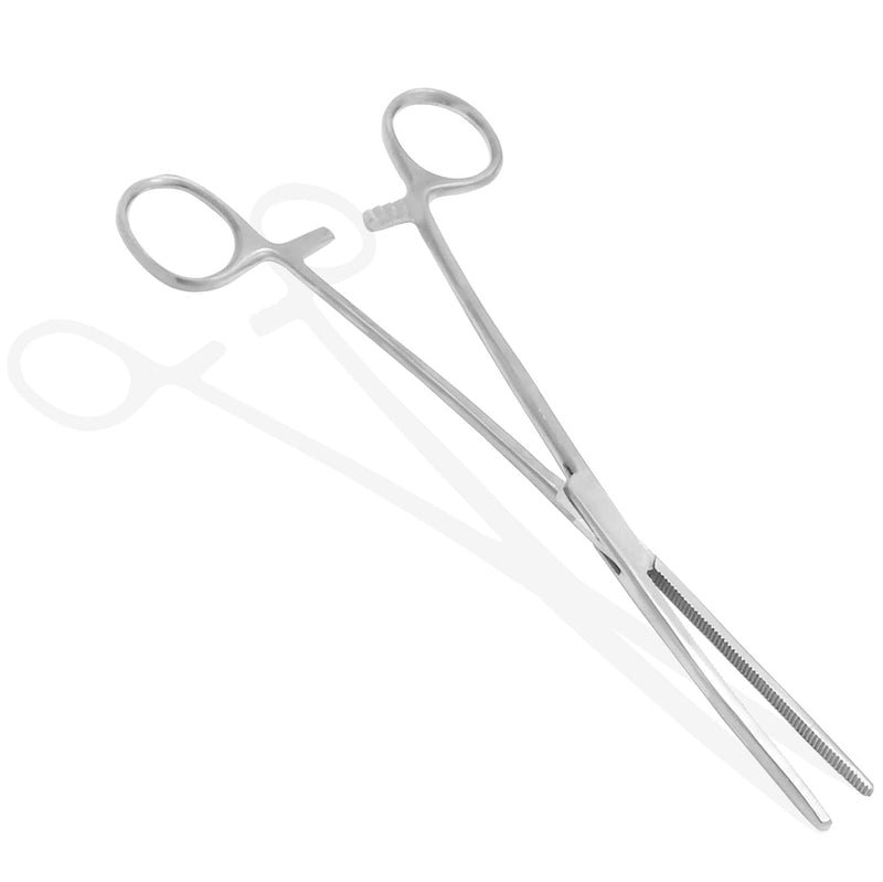 [Australia - AusPower] - 8" Straight Hemostat Forceps - Stainless Steel Locking Tweezer Clamps-Ideal Hemostats for Nurses, Fishing Forceps, Crafts and Hobby 