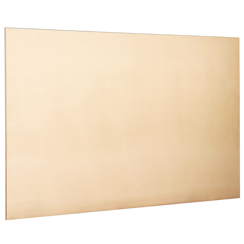 Brass Sheet, Metal Sheets Plates, 12" Length x 6" Width x 0.06" Thickness, 14 Gauge, Brass Plate Sheet 12" Length x 6" Width x 0.06" Thick 1