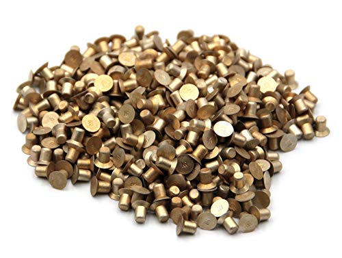 Wicks Aircraft 1/8-inch aviation-grade countersunk solid aluminum rivets, 3/16-inch long in bag