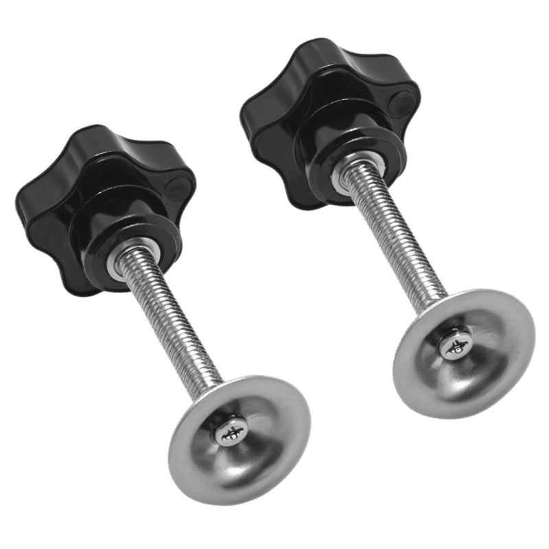 [Australia - AusPower] - Star Handle Hand Screw with Pressure Plate Used Thread Clamping Knob Quick Removal Replacement Parts with Nuts and Washers Stainless Steel Five Star Knobs Assortment Kit ?(M10*80mm) M10*80mm 