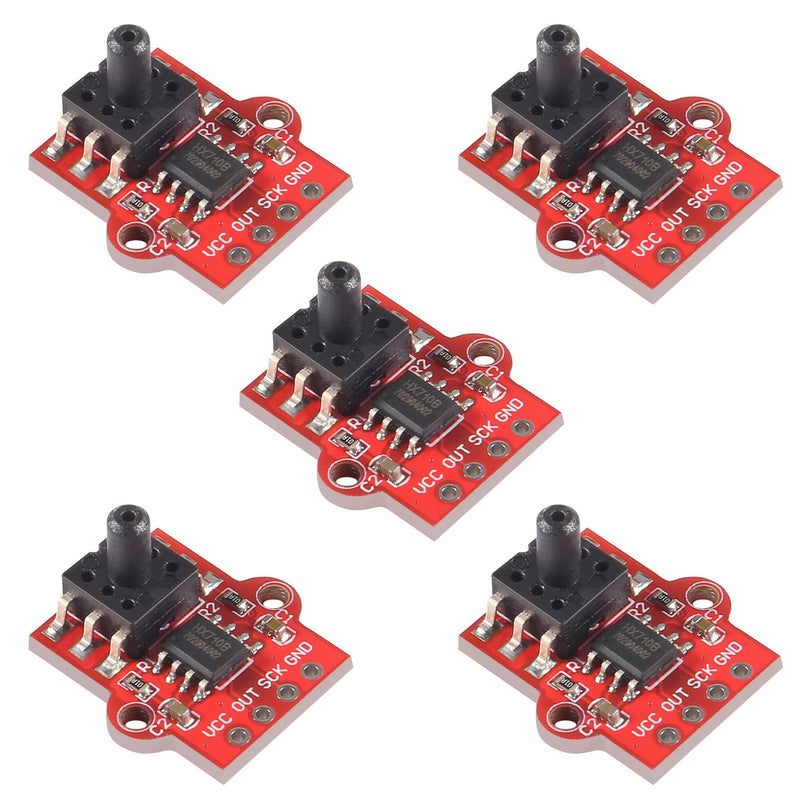 [Australia - AusPower] - 5pcs 3.3-5V Digital Barometric Pressure Sensor Module Liquid Water Level Controller Board 0-40KPa, Air Pressure Sensor Module Board for Arduino 