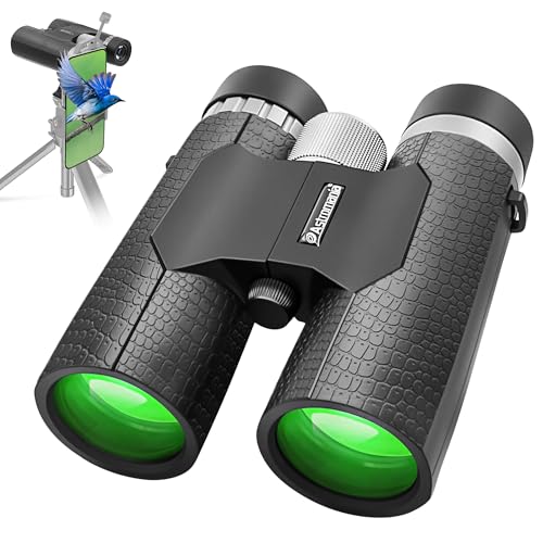 Astromania 8x42 Compact Binoculars, BK7 Prism Binoculars for Bird Watching