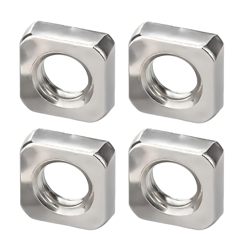 [Australia - AusPower] - M6 Square Nuts, Machine Screw Nuts, 304 Stainless Steel, Metric, 50Pcs M6 