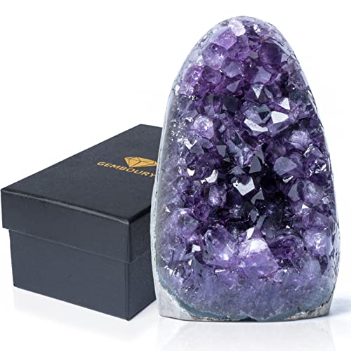 0.5-1 lb Natural Amethyst Geode, AA Grade Healing Crystal 0.5 Pound-1 Pound