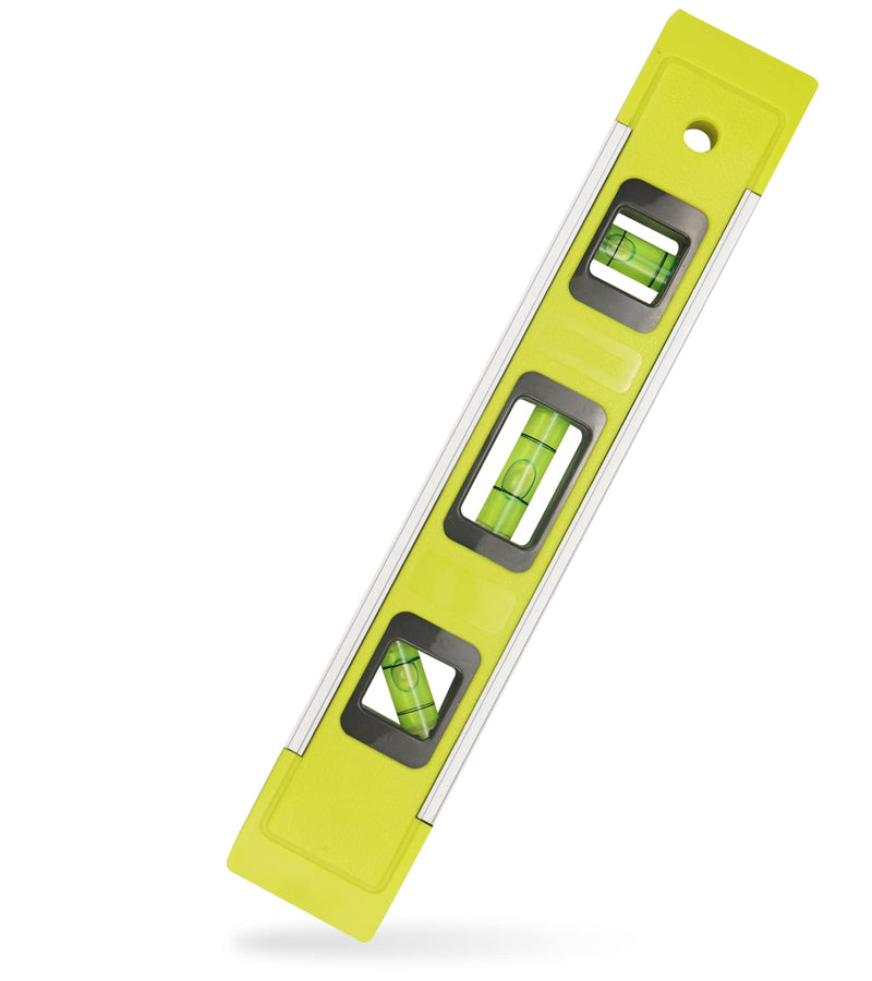 [Australia - AusPower] - Level & Tool Magnetic Aluminum Reinforced Torpedo Level, 9", Green (1PCS) 1PCS 