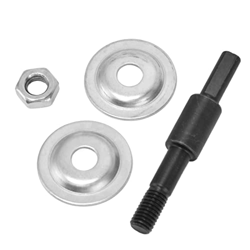 [Australia - AusPower] - Pissente Drill Arbor Adapter, 8.3mm Shank, M8 x 1.25 Thread, Hand-Tightened, Includes Adapter, Nut, 2 Washers 