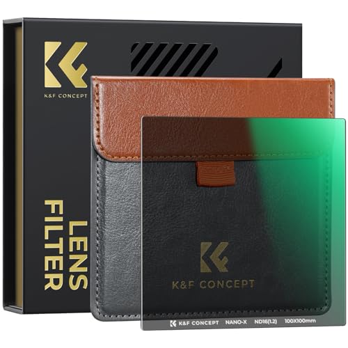 K&F CONCEPT 100x100mm Square ND16 Neutral Density Filter ND