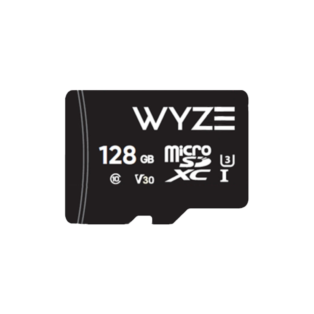 [Australia - AusPower] - Wyze Expandable Storage 128GB MicroSDXC Card Class 10, Black SD Card 