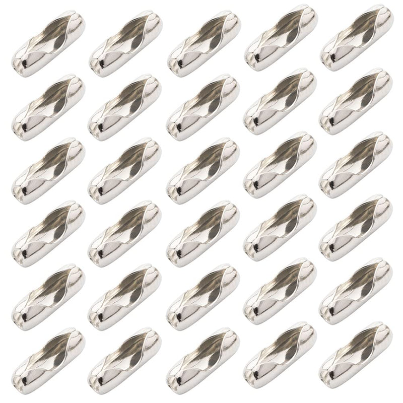 [Australia - AusPower] - 30Pcs Vertical Roman Roller Blind Ball Chain Cord Connector Clips, Pull Chain Extension Connector, Stainless Steel Ball Chain Connector Clasps 30pcs 