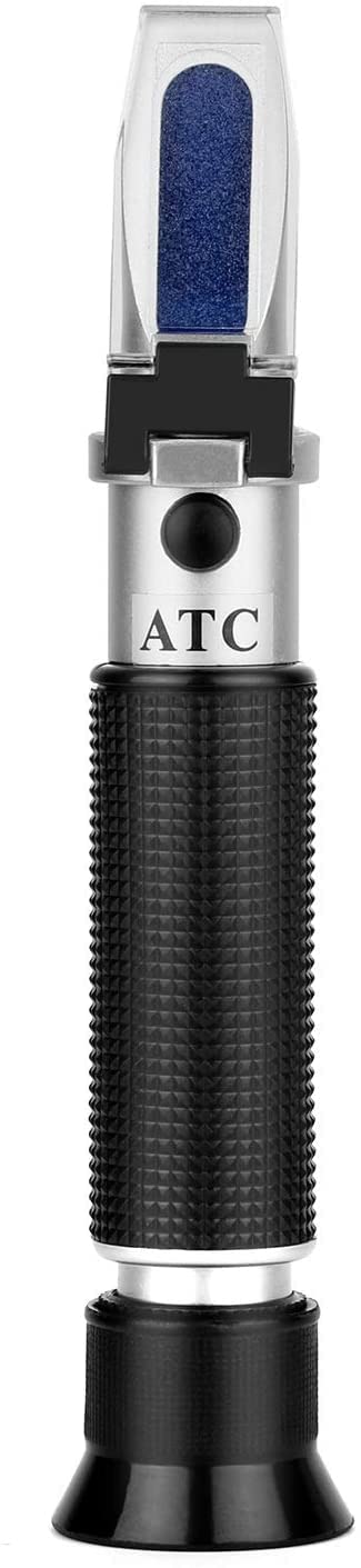 [Australia - AusPower] - Optical Hydrometer, LEERCHUANG Alcohol Refractometer (0-80% v/v) for Distilled Spirits, Alcohol Content Measurement Meter in Alcohol Liquor Products - Not Suitable for Beer or Wine Spirits Measurement 