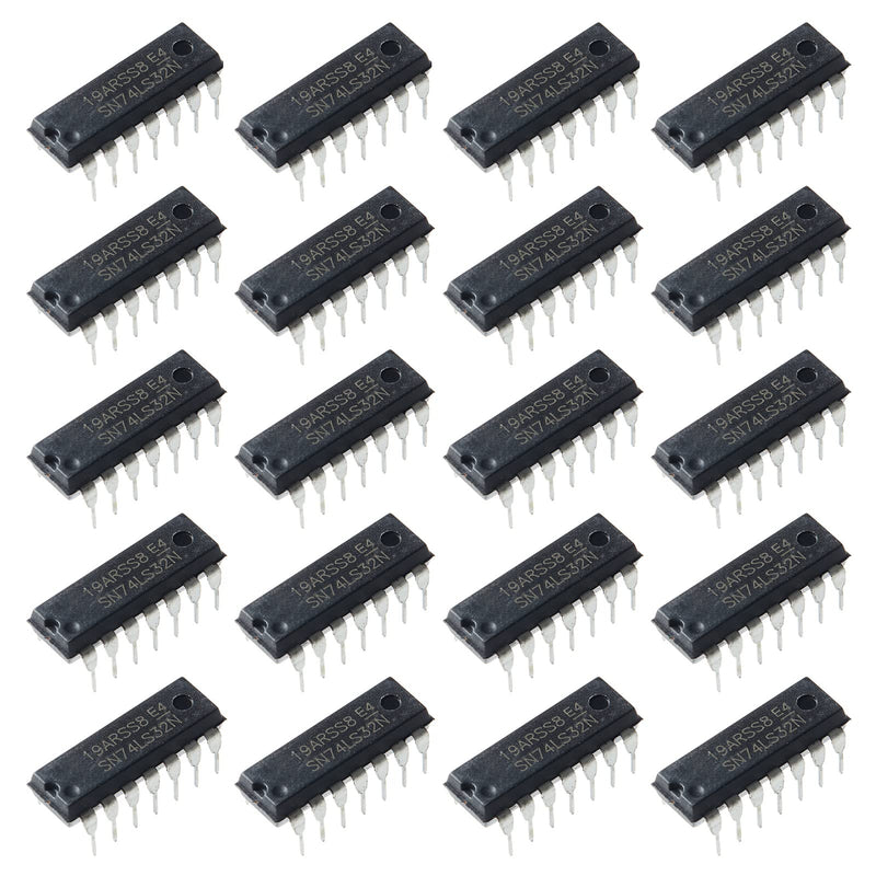 [Australia - AusPower] - 20pcs SN74LS32N 74LS32 74LS32N HD74LS32P DM74LS32N Quadruple 2-Input Positive OR Gates Chip,DIP-14 