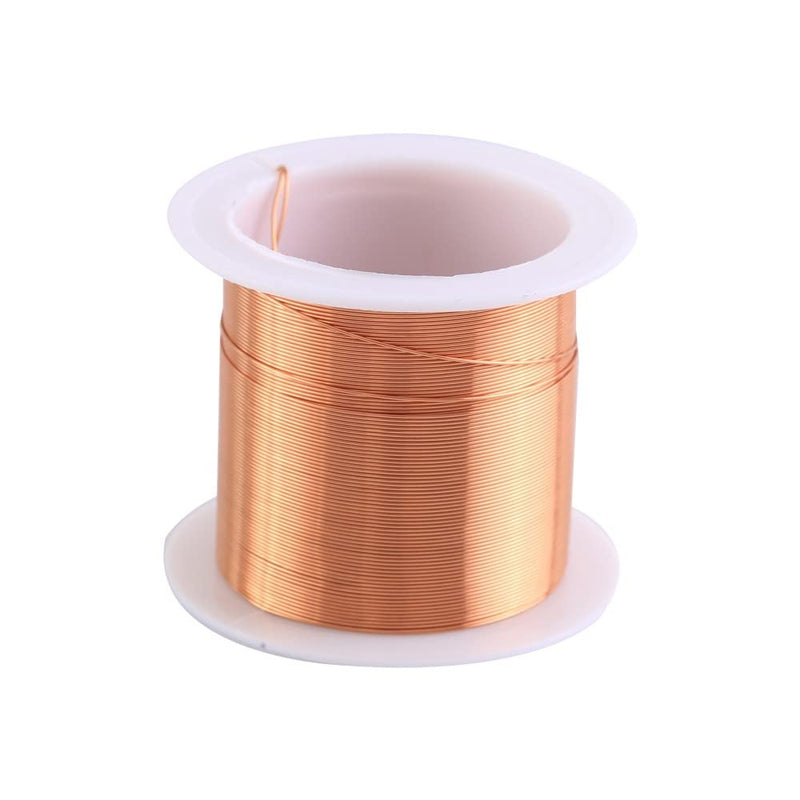 [Australia - AusPower] - 15m Copper Wire, 0.4mm Enamelled Magnet Wire Copper Inductance Coil for Transformers Inductors 