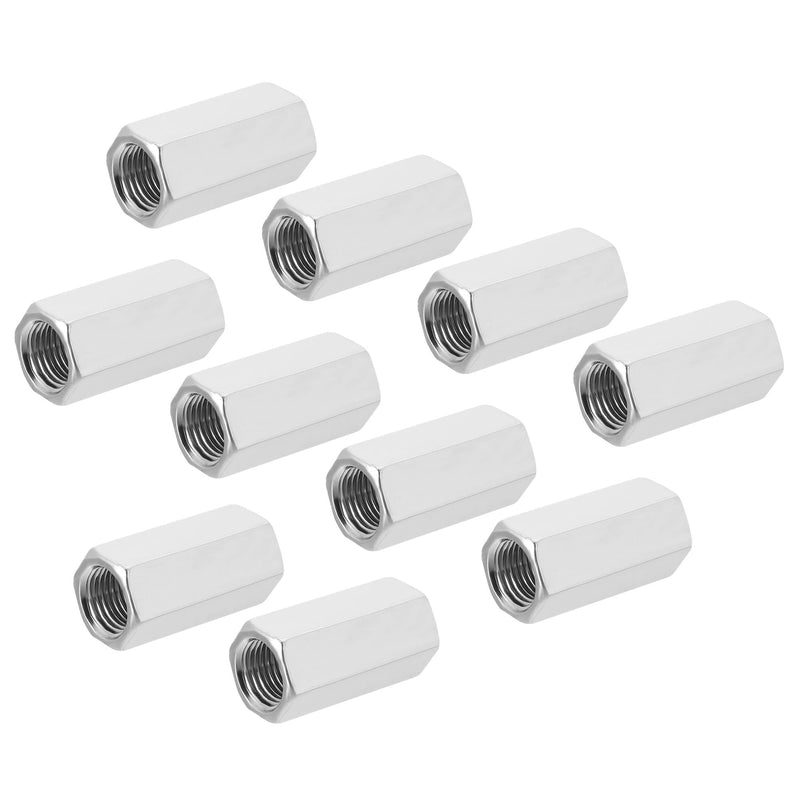 [Australia - AusPower] - MECCANIXITY Hex Coupling Nuts M10 x 1mm Fine Thread 30mm Length Sleeve Stud Rod Adapters Pipe Connectors Pack of 15 M10x30mm 