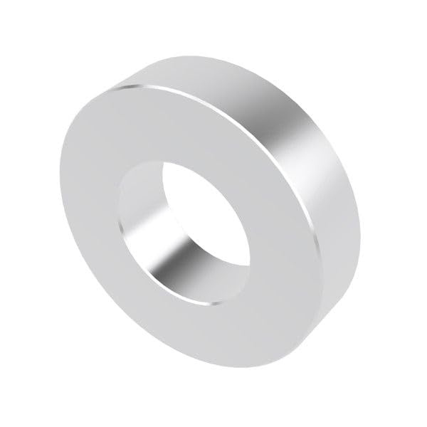[Australia - AusPower] - Aluminum Spacer 1" OD x 1/2" ID x Choose Your Length, Round Spacer Unthreaded Standoff Bushing Plain Finish, Fits Screws Bolts 1/2" or M12 by Metal Spacers Online (1/4" Length, 10 Pack) 1/4" Length 