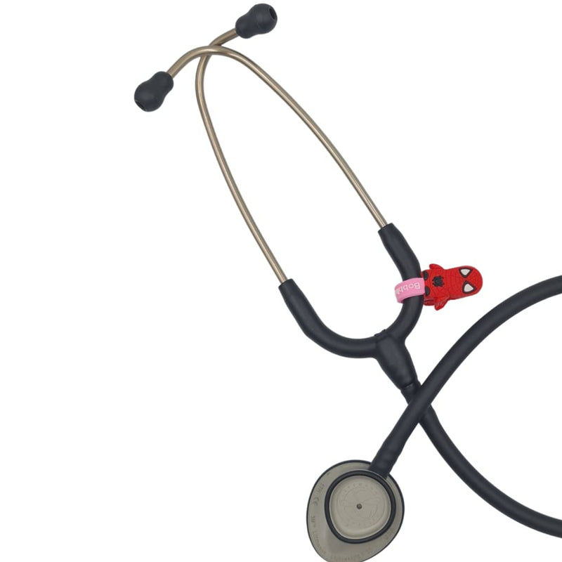 [Australia - AusPower] - Stethoscope Charms Clip - Medical gift Pink Spider 