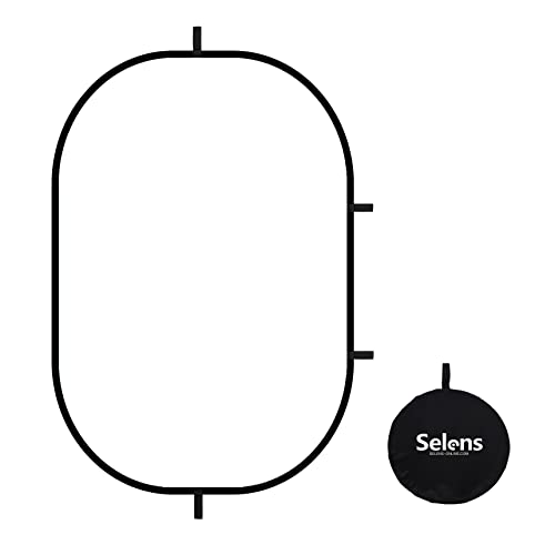 Selens Soft White Diffuser Foldable Light Diffuser Light Diffusion Panel 31x47inch/80x120cm with carrying bag