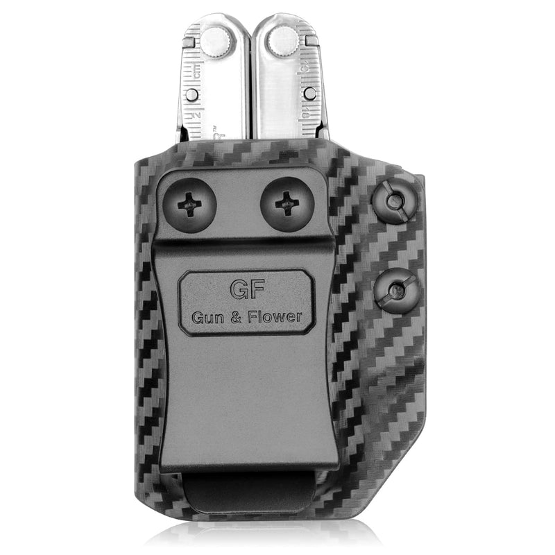 Carbon Fiber Multitool Sheath for LEATHERMAN Wave & Wave Plus, Fits for LEATHERMAN Wave & Wave Plus Sheath Pouch Case Holster, Multi-Tool Not Included CARBON FIBER