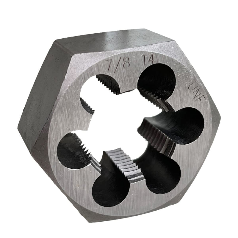 [Australia - AusPower] - 7/8"-14 Hex Die Rethreading Die Thread Die Carton Steel Right Hand 