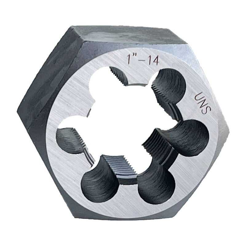 [Australia - AusPower] - 1"-14 Hex Die Rethreading Die Thread Die Carton Steel Right Hand 