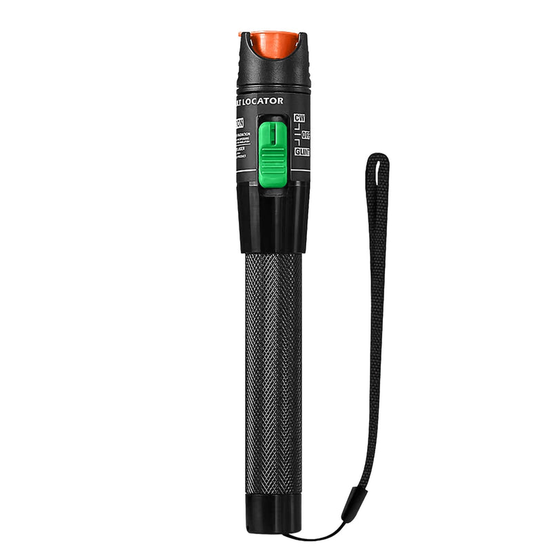 30mW Visual Troubleshooting Optical Cable Test Pen Tester | SC/FC/ST 2.5 mm Interface VFL 30 km Range for CATV Telecommunication Multifunctional Tester, Fibre Optic Cable Tester red