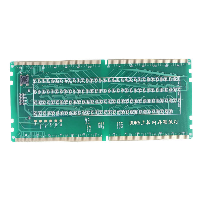 [Australia - AusPower] - DDR5 Desktop Mainboard Test Card, Memory Slot Tester Board with LED Light for Maintenance for Repairing Motherboard Failures 