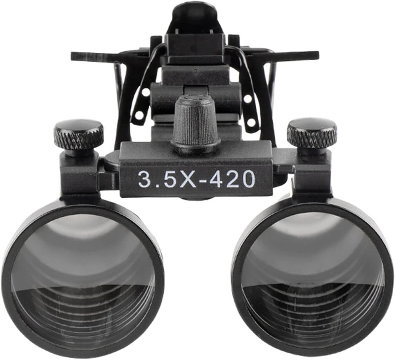 [Australia - AusPower] - 2.5X/3.5X Binocular Loupes Glasses Magnifier Clip on Style DY-101 (3.5X) 3.5X 