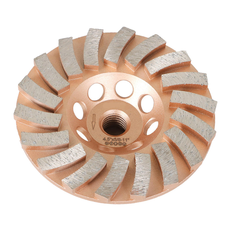 [Australia - AusPower] - 4-1/2 Inch Concrete Grinding Wheels 18 Turbo Diamond Segments 5/8 Inch -11 Arbor Diamond Grinding Wheel Fit for Concrete and Masonry 