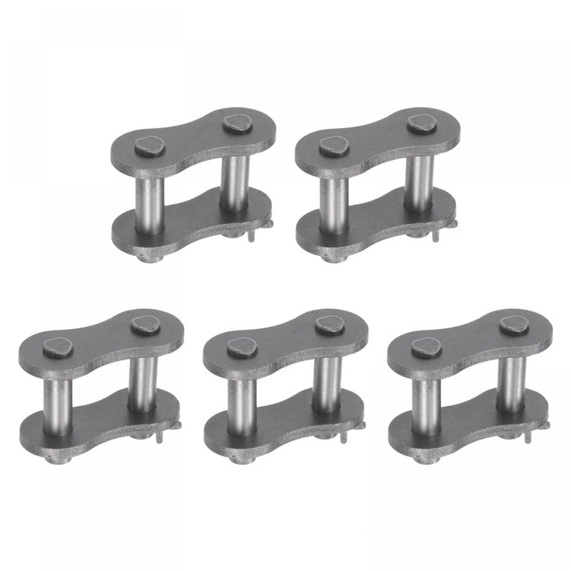 [Australia - AusPower] - uxcell 5Pcs #100 Chain Master Connector Link Roller, 1 1/4" Pitch Carbon Steel, Standard Connecting Split Links for 20A Chain 