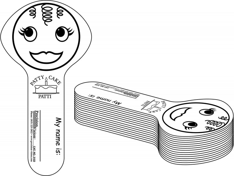 [Australia - AusPower] - Disposable Occluders (Box of 500), Patti Pics Face, Pediatric Vision Testing 