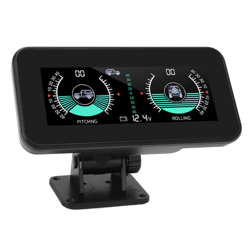 [Australia - AusPower] - Digital Car Inclinometer, Intelligent Level Tilt Gauge Angle Slope Meter with HD Display, HUD Head Up Pitch Angle Gauge Battery Voltage Monitor for Off-Road SUV Vehicles 