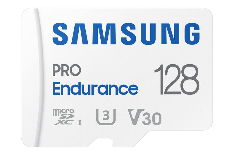 [Australia - AusPower] - SAMSUNG PRO Endurance 128GB MicroSDXC Memory Card with Adapter for Dash Cam, Body Cam, and security camera – Class 10, U3, V30 (‎MB-MJ128KA/AM) New 