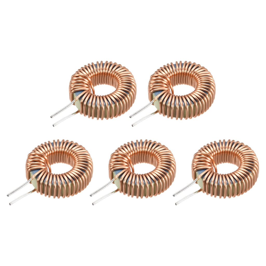 MECCANIXITY Toroid Inductance Copper Coil Vertical Inductor 100uH 6A for DIY Circuit Board Pack of 10