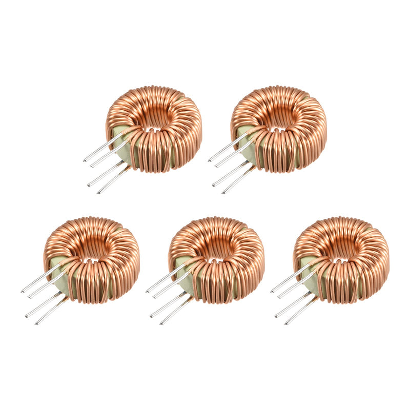 MECCANIXITY Toroid Inductance Copper Coil Magnetic Inductor 47uH 20A for DIY Circuit Board Pack of 5