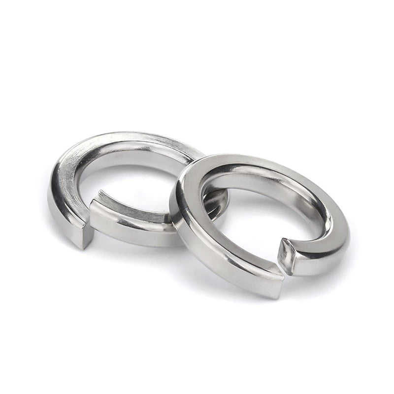 [Australia - AusPower] - 1/4" Split Lock Washer, 18-8 (304) Stainless Steel Spring Lock Washer 100PCS 1/4" Silver 100 