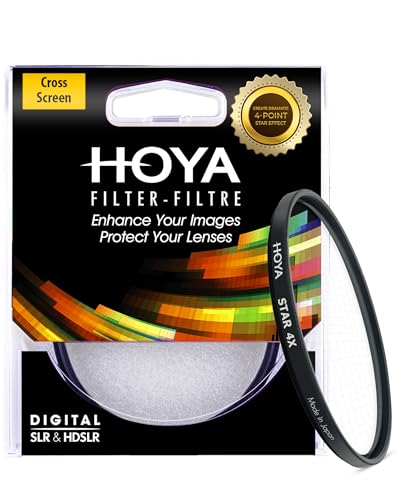 HOYA 72mm Star 4X Filter - Creates Stunning 4-Point Starbursts from Pinpoint lightsources - Multi-Coated Slim Frame - for DSLR & Mirrorless Cameras - Enhance Nightscapes, Landscapes and Car Photos 72 mm Star X4